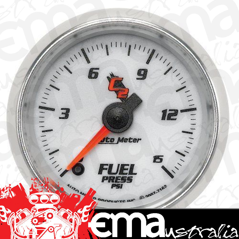 AutoMeter AU7162 C2 2-1/16" Elecal Fuel Pressure Gauge 0-15 PSI