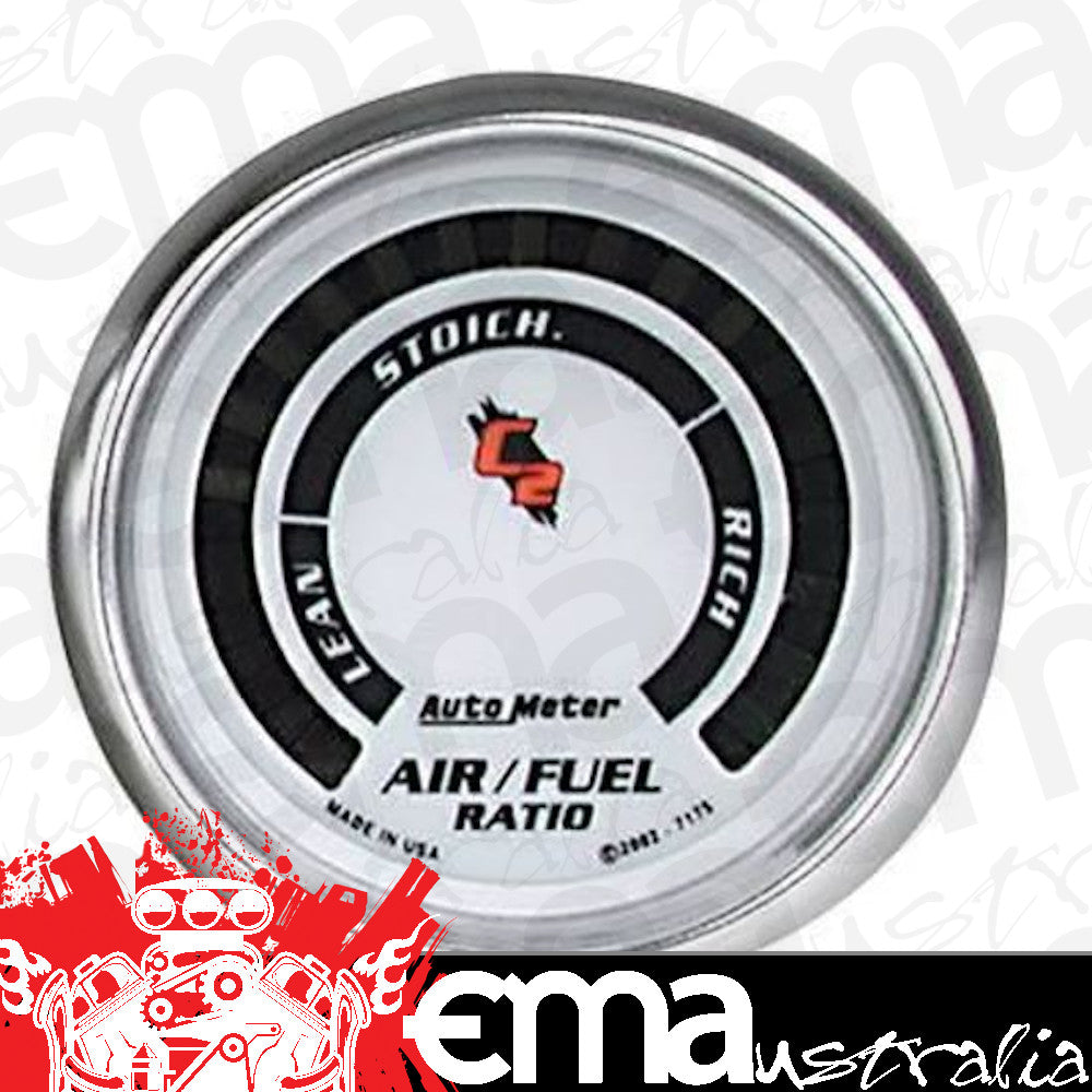 AutoMeter AU7175 C2 2-1/16" Elec Air Fuel Ratio Gauge Narrowband Lean-Rich