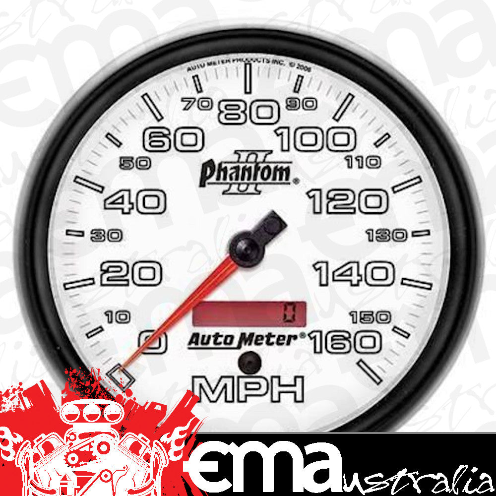 AutoMeter 7589 5" SPEEDOMETER, 0-160 MPH, PHANTOM II