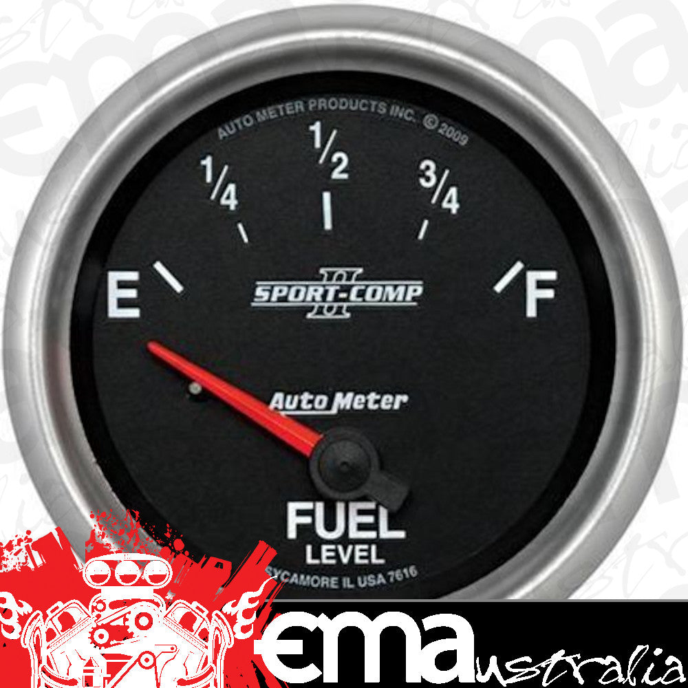 AutoMeter 7615 2-5/8" FUEL LEVEL, 73-10 Ohm, SC II