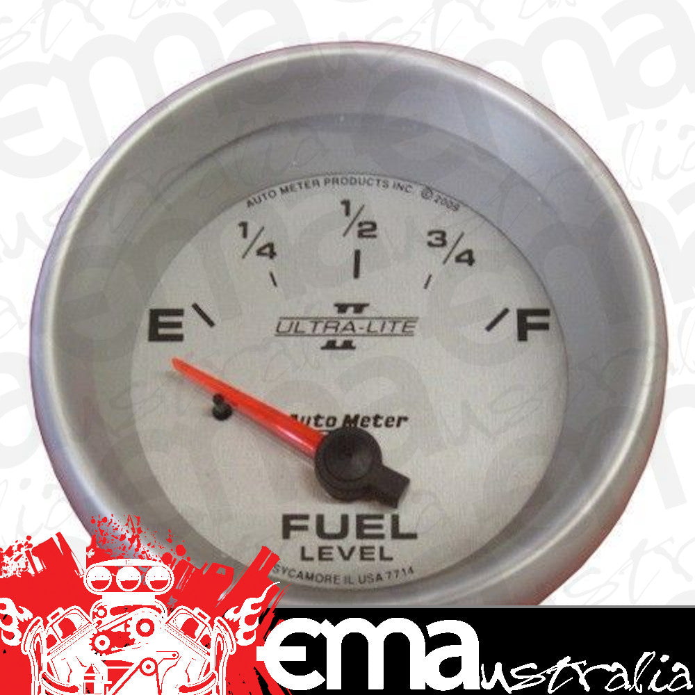 AutoMeter AU7714 Ultra-Lite II 2-5/8" Elec Fuel Level Gauge Gm 0-90 OHMS