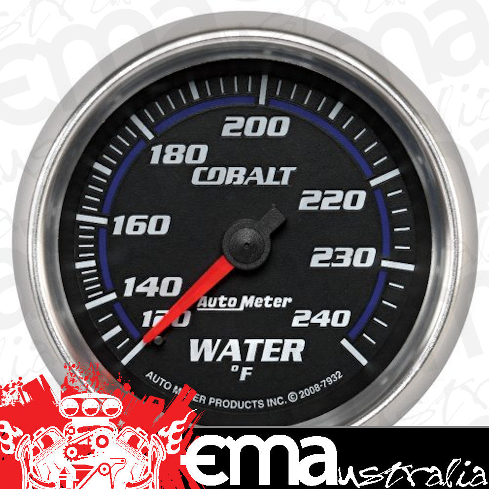 AutoMeter 7932 2-5/8" WATER TEMPERATURE, 120-240 F, COBALT
