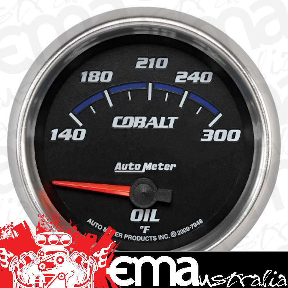 AutoMeter 7948 2-5/8" OIL TEMPERATURE, 140-300 F, COBALT