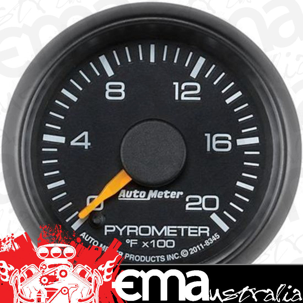 AutoMeter AU8345 Gauge Pyrometer 0-2000???? F 2-1/16" Factory Style Elecal Kit