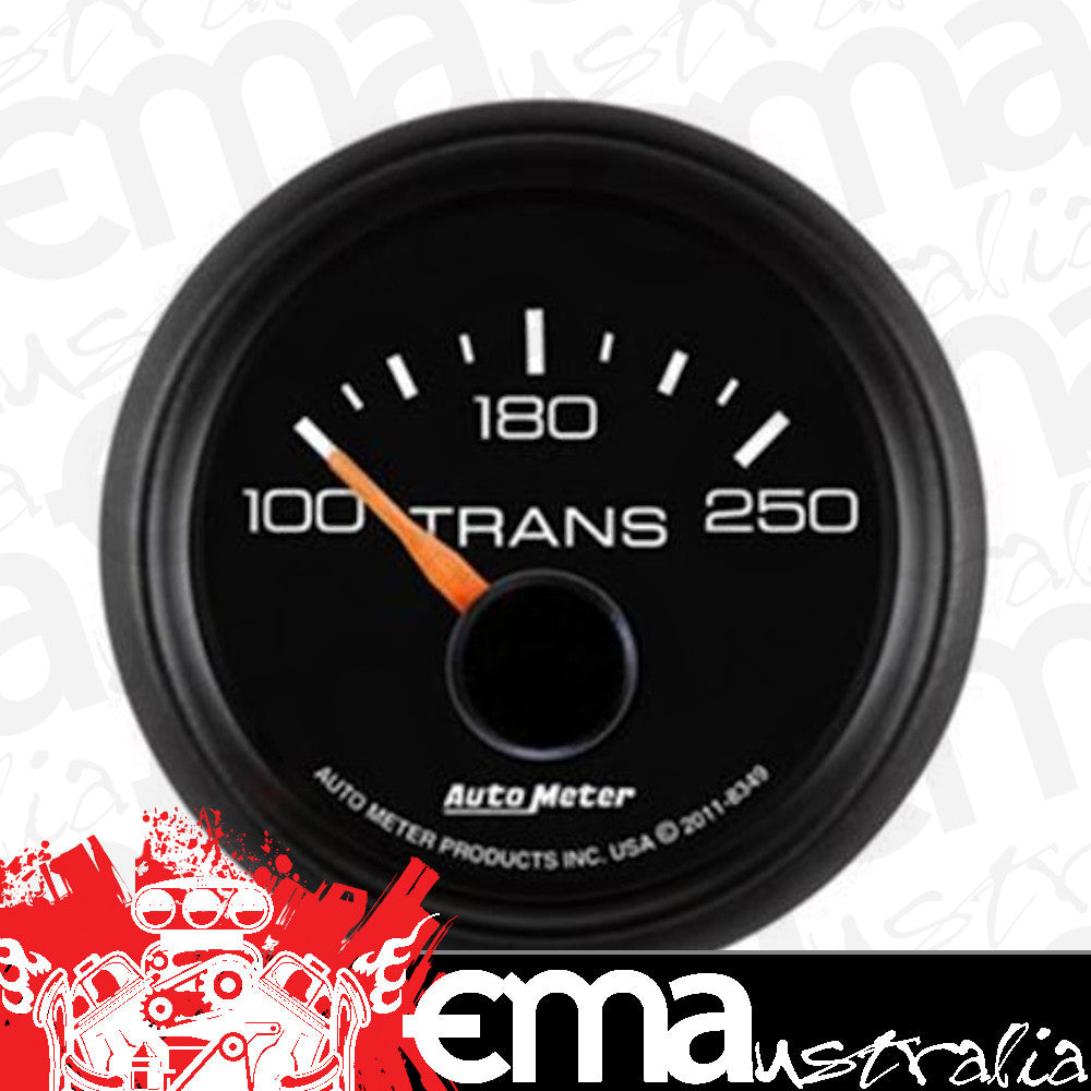 AutoMeter AU8349 Gauge Factory Match Analog Transmission Temperature 100-250???? F 2-1/16" Black Face