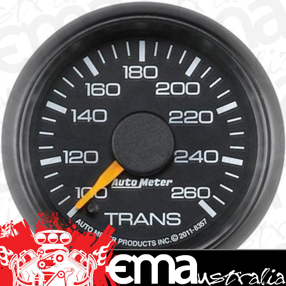 AutoMeter AU8357 Gauge Factory Match Analog Transmission Temperature 100-260¶ø F 2-1/16" Black Face