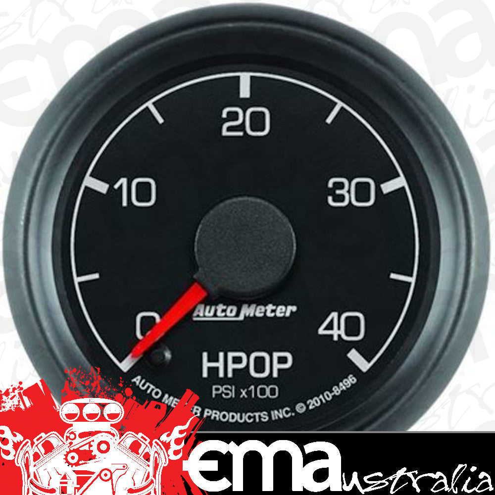 AutoMeter AU8496 Gauge Factory Match Analog Oil Pressure 0-4000 PSI 2-1/16" Black Face