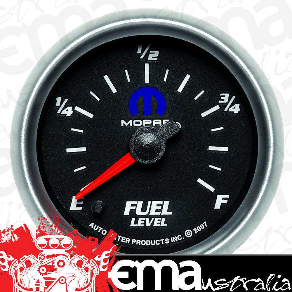 AutoMeter AU880013 Mopar Fuel Level Gauge 2-1/16" 0-280 OHMS Programmable
