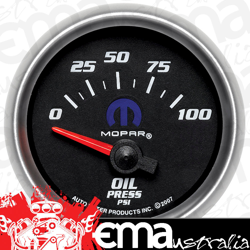 AutoMeter 880015 2-1/16" OIL PRESSURE, 0-100 PSI, MOPAR