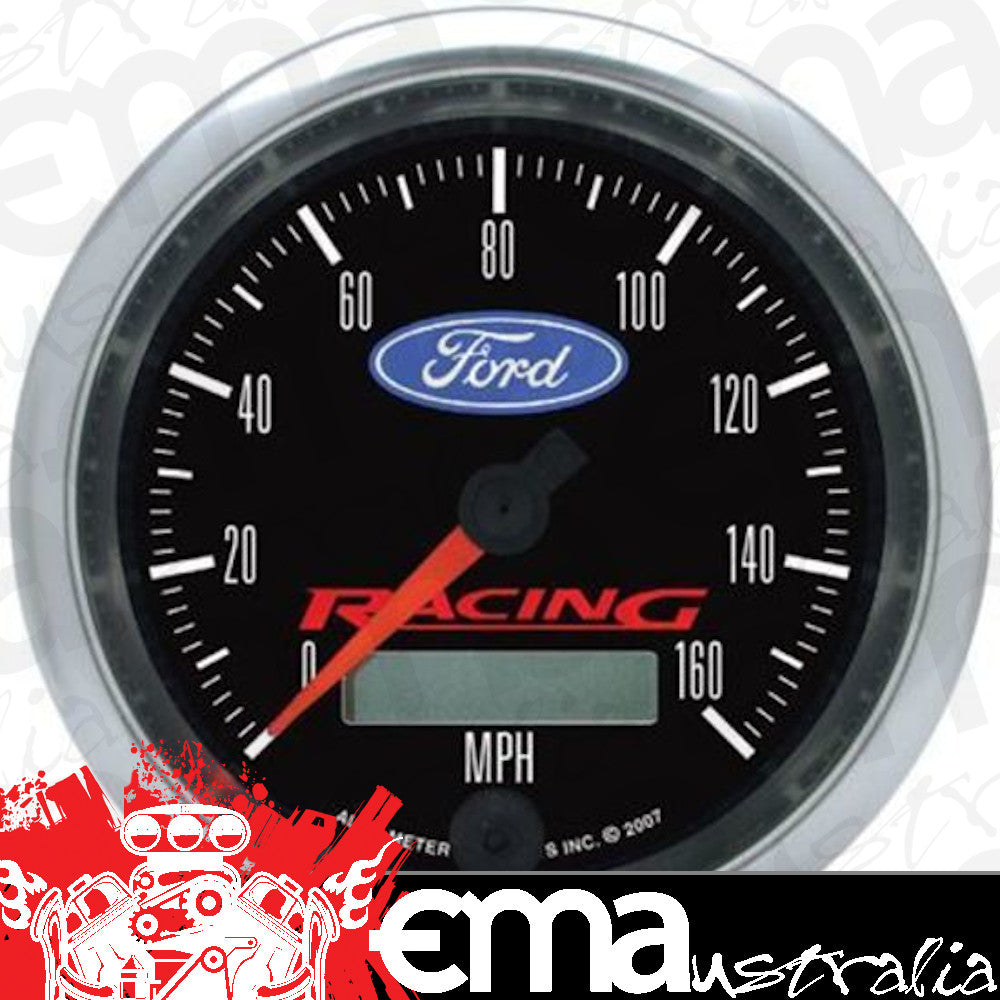 AutoMeter AU880082 Ford Logo Speedometer 0-160 MPH 3-3/8" Analog Elecal