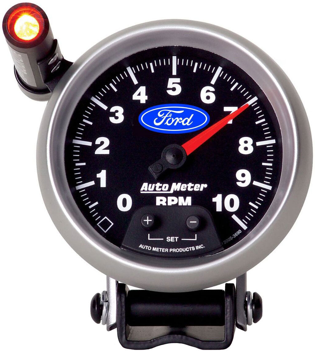 AutoMeter 880825 3-3/4" PEDESTAL TACHOMETER, 0-10,000 RPM, FORD