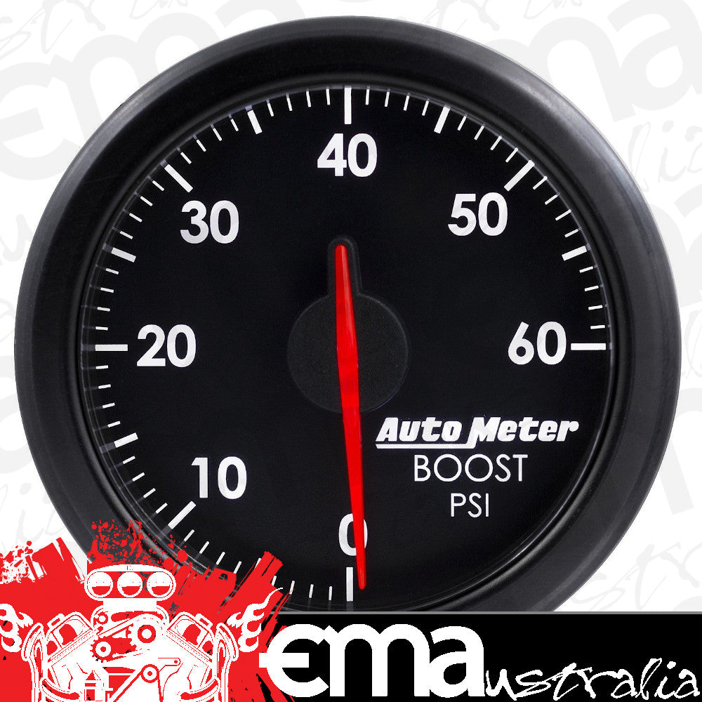 AutoMeter 9160-T 2-1/16" BOOST, 0-60 PSI, AIRDRIVE, BLACK