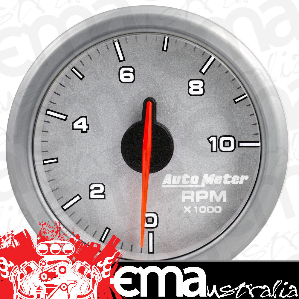 AutoMeter 9197-UL 2-1/16" TACH, 0-10,000 RPM, AIRDRIVE, SILVER