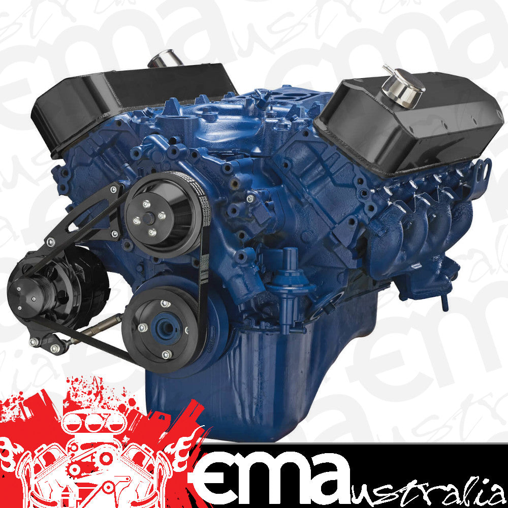 CVF Racing CVF-B-460-SERPENTINE-ALT B-460-SERPENTINE-ALT Black Ford 460 Serpentine System - Alternator Only