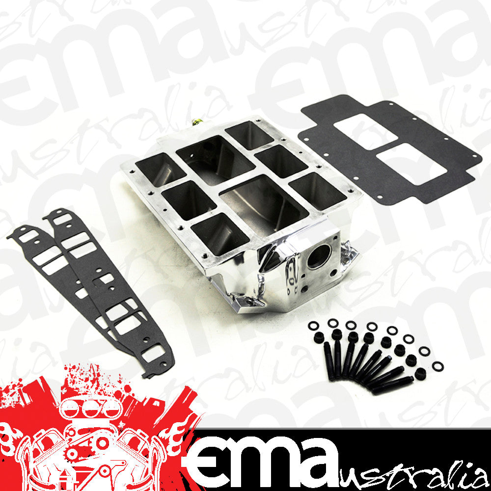 The Blower Shop B2530 Blower Manifold Polished suit SB Chev w/ Standard Port