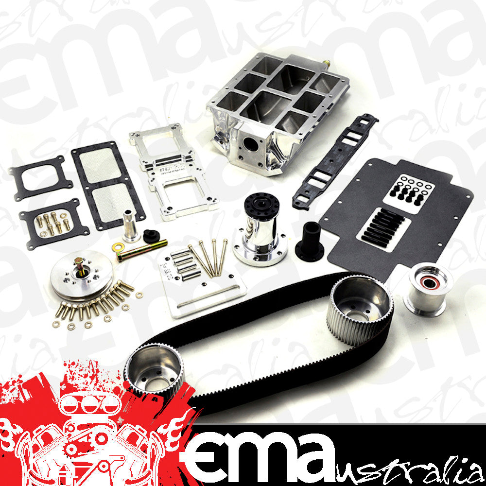 The Blower Shop B2621 8-71 Blower Drive Kit - Front Offset suit SB Chev 2V Accessory Polished