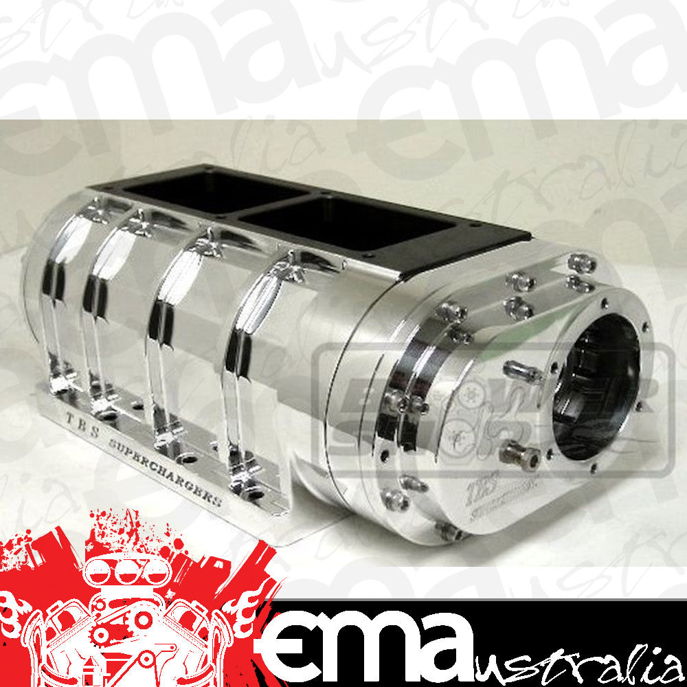 The Blower Shop B2631-CARBURETED Billet LS Cathedral Port 6-71 Supercharger Kit