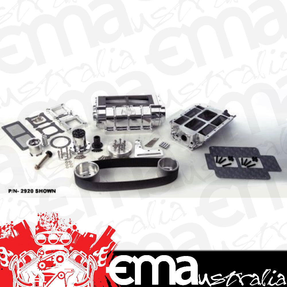 The Blower Shop B2915 Billet Chev BB 671 Kit Polished 2V