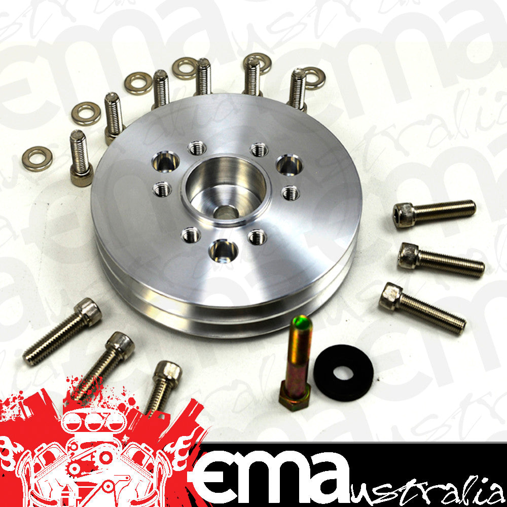 The Blower Shop B4225 Accessory V-Pulley suit SB Chev 2V Polished