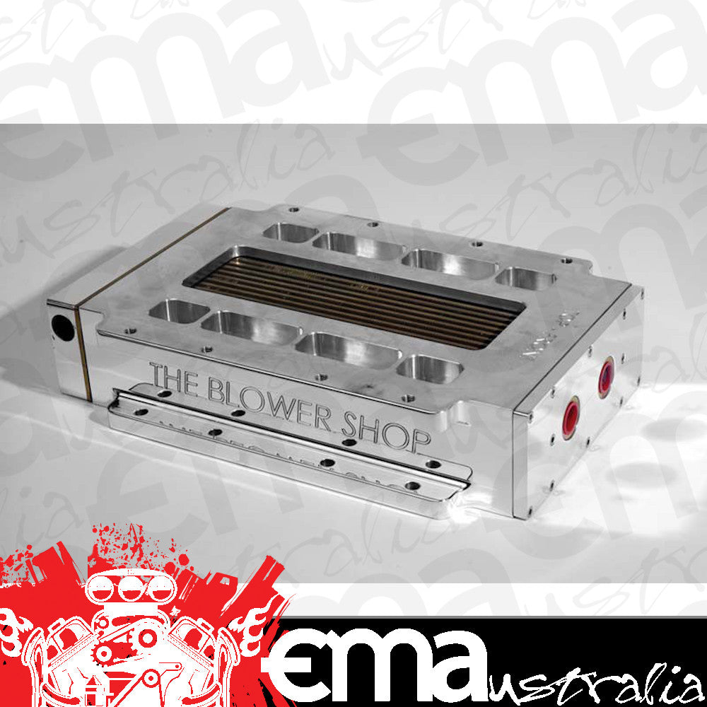 The Blower Shop B5050 Polished Tbs Intercooler 4 Thick 71 Series Superchargers