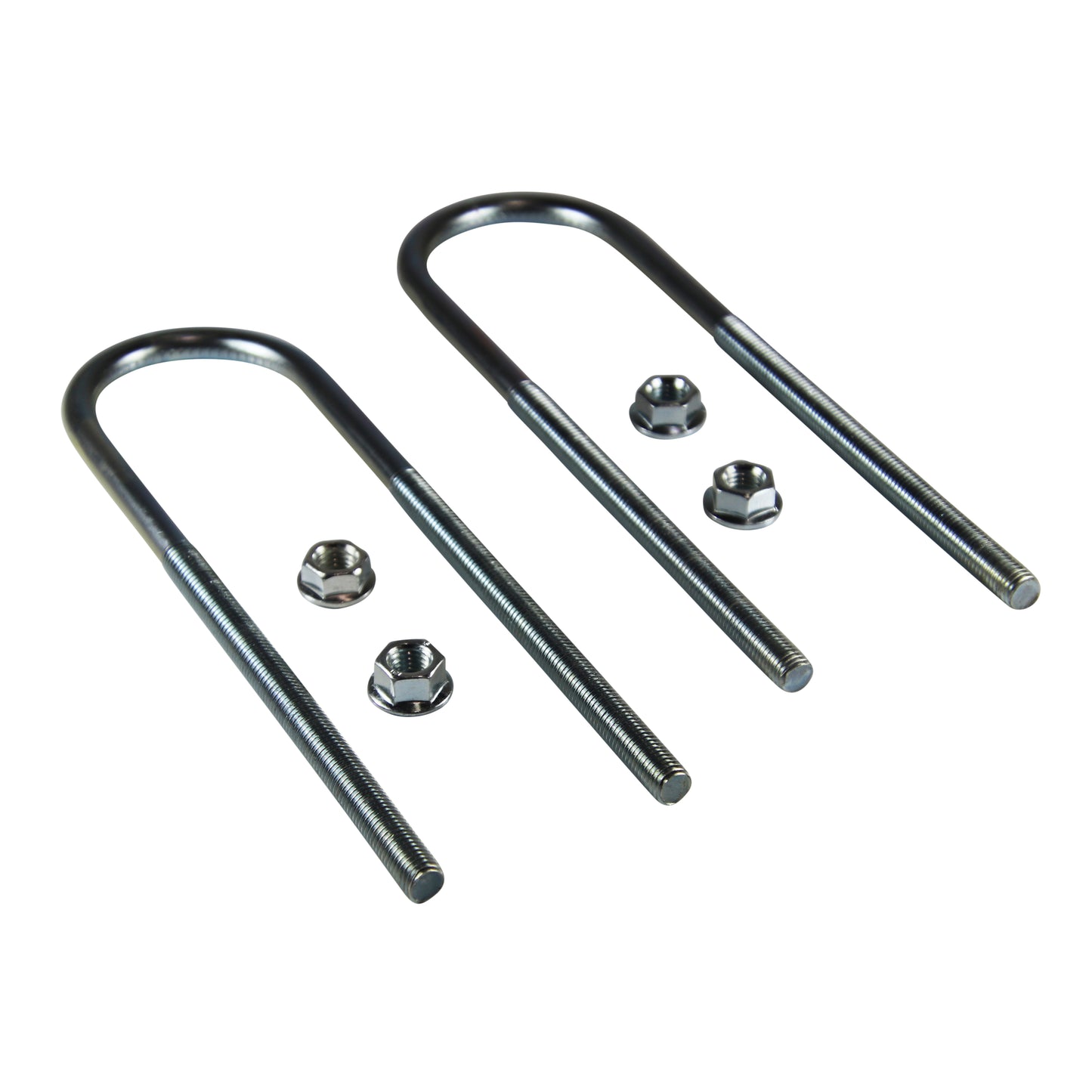 Differential U-Bolts 65mm ID, 12mm thread, 260mm Long with serrated nuts