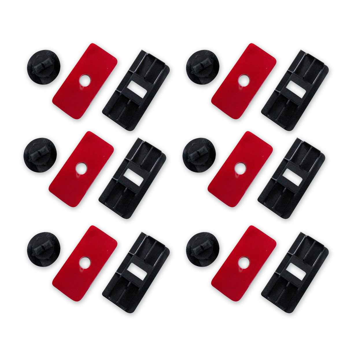 TFI Racing TFI-LAT6 Aunger Louvre Fitting Kit Rear Louvre Mounting Clips set of 6 (LAT6)