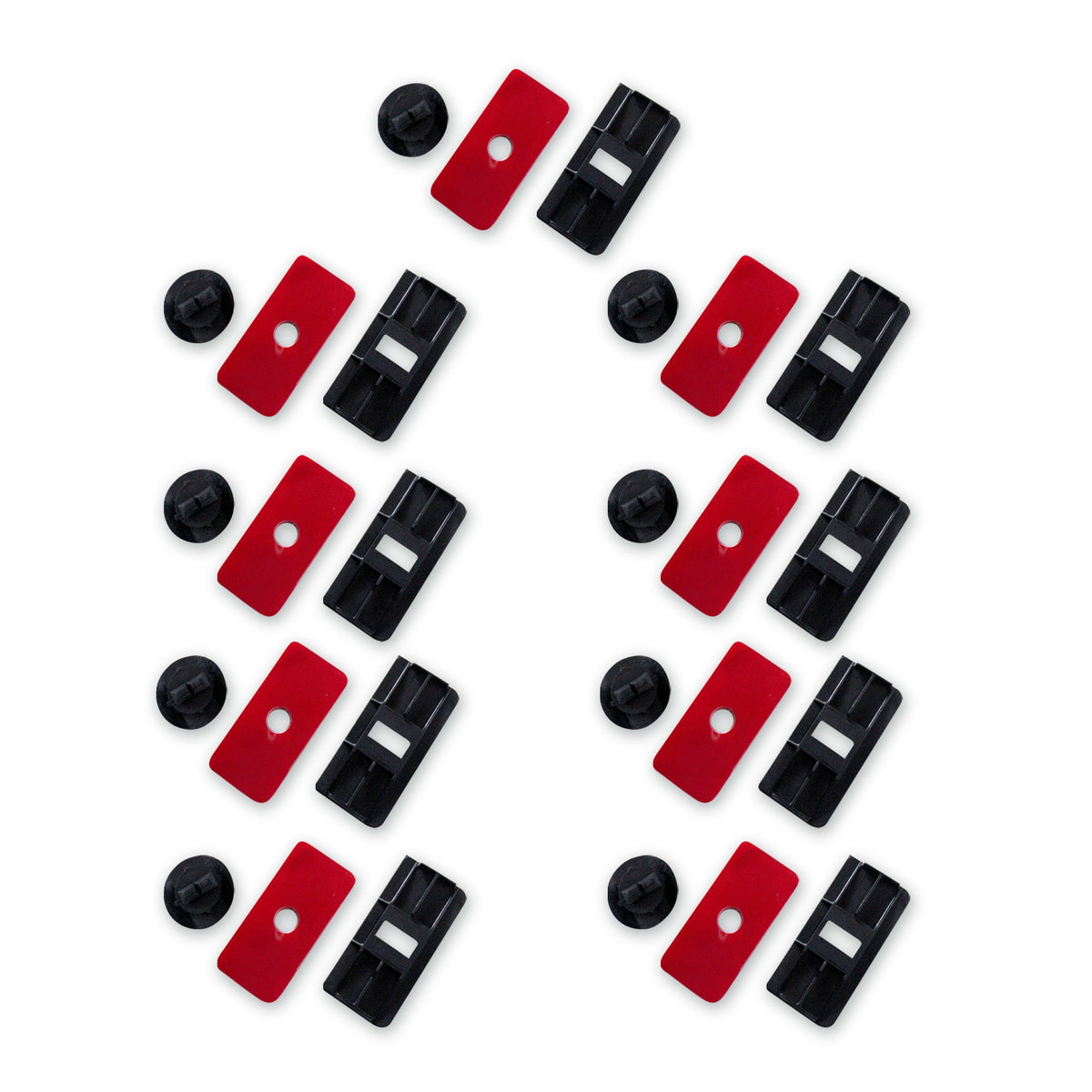 TFI Racing TFI-LAT9 Aunger Louvre Fitting Kit Rear Louvre Mounting Clips set of 9 (LAT9)