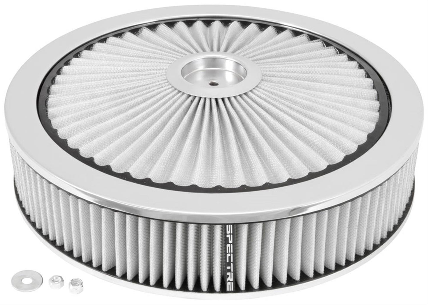 SPEC-47628 SPEC-47628 Air Cleaner, ExtraFlow, Round, Dropped Base, Steel, Zinc Plated, 14 in. Diameter, 3 in