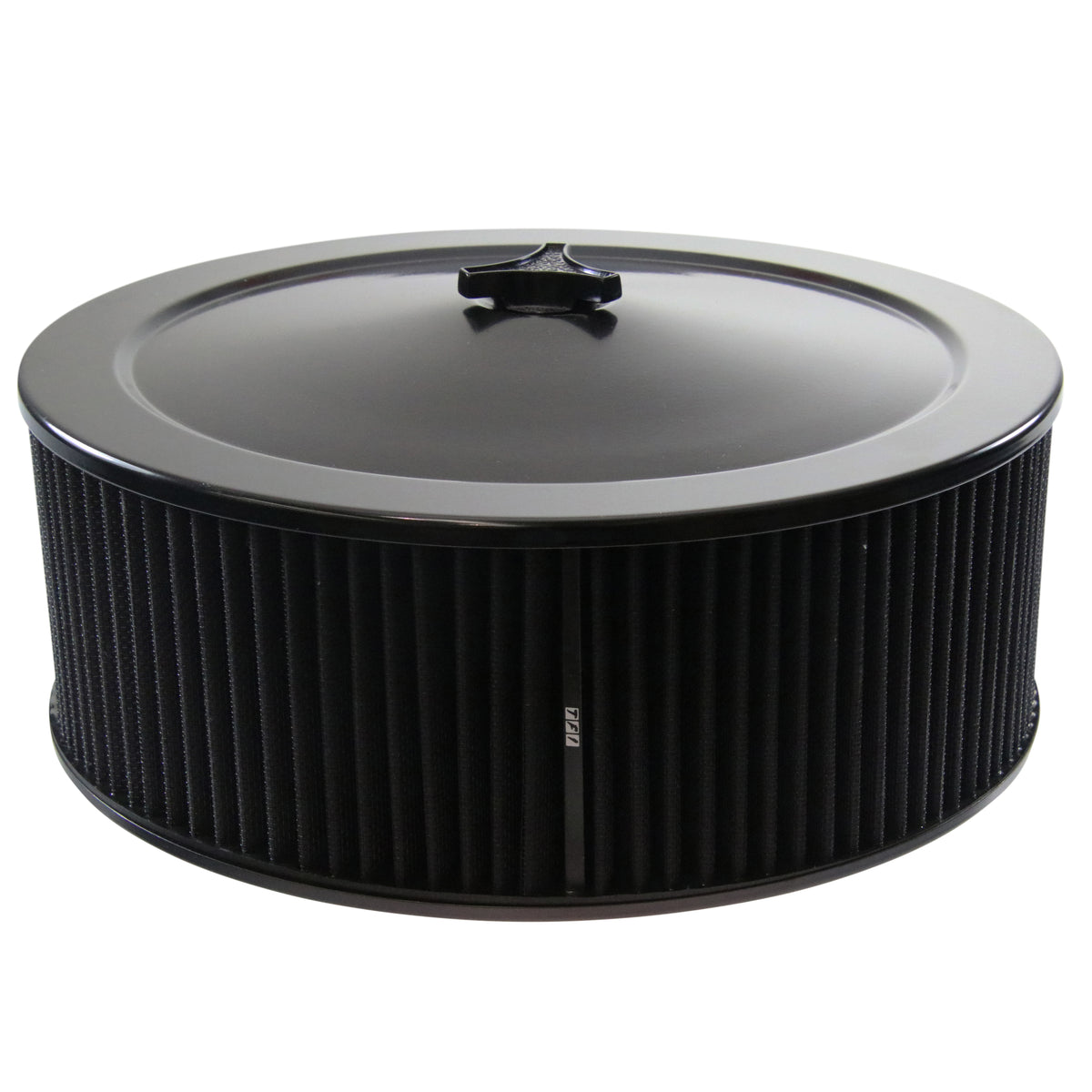 Black Air Filter Cleaner 14" x 5" Holley Rochester Recessed Base Washable Elemen