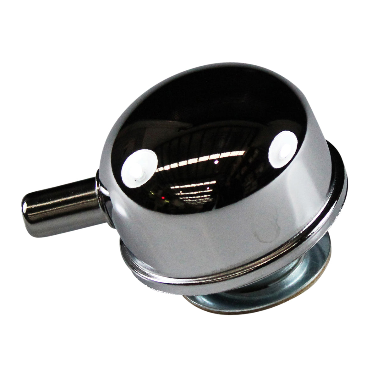 Valve Cover Breather Twist on Factory Style Ford Chromed Steel 12mm Side Tube