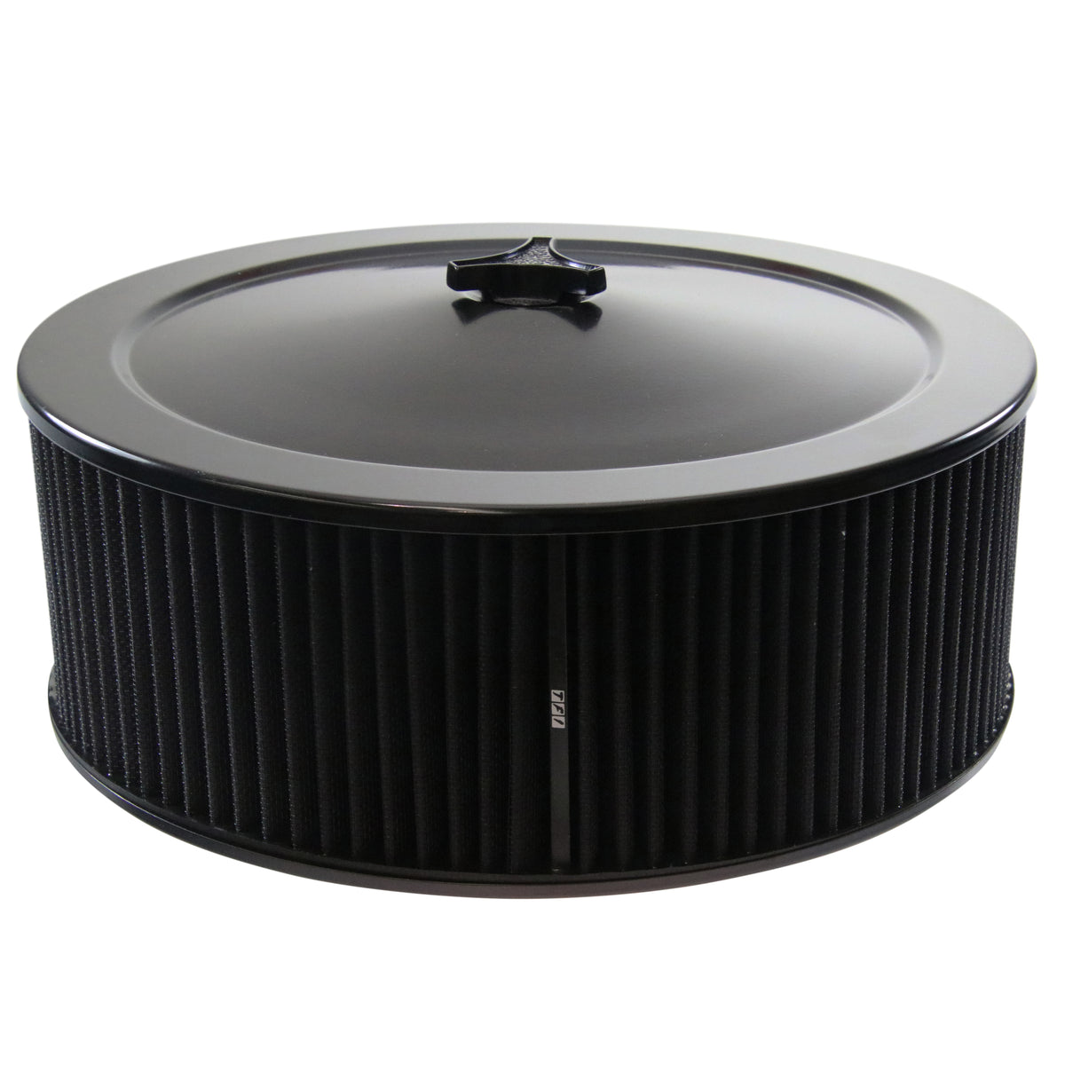 Black Air Filter Cleaner 14" x 5" Holley Holden Quadrajet Base Washable Element