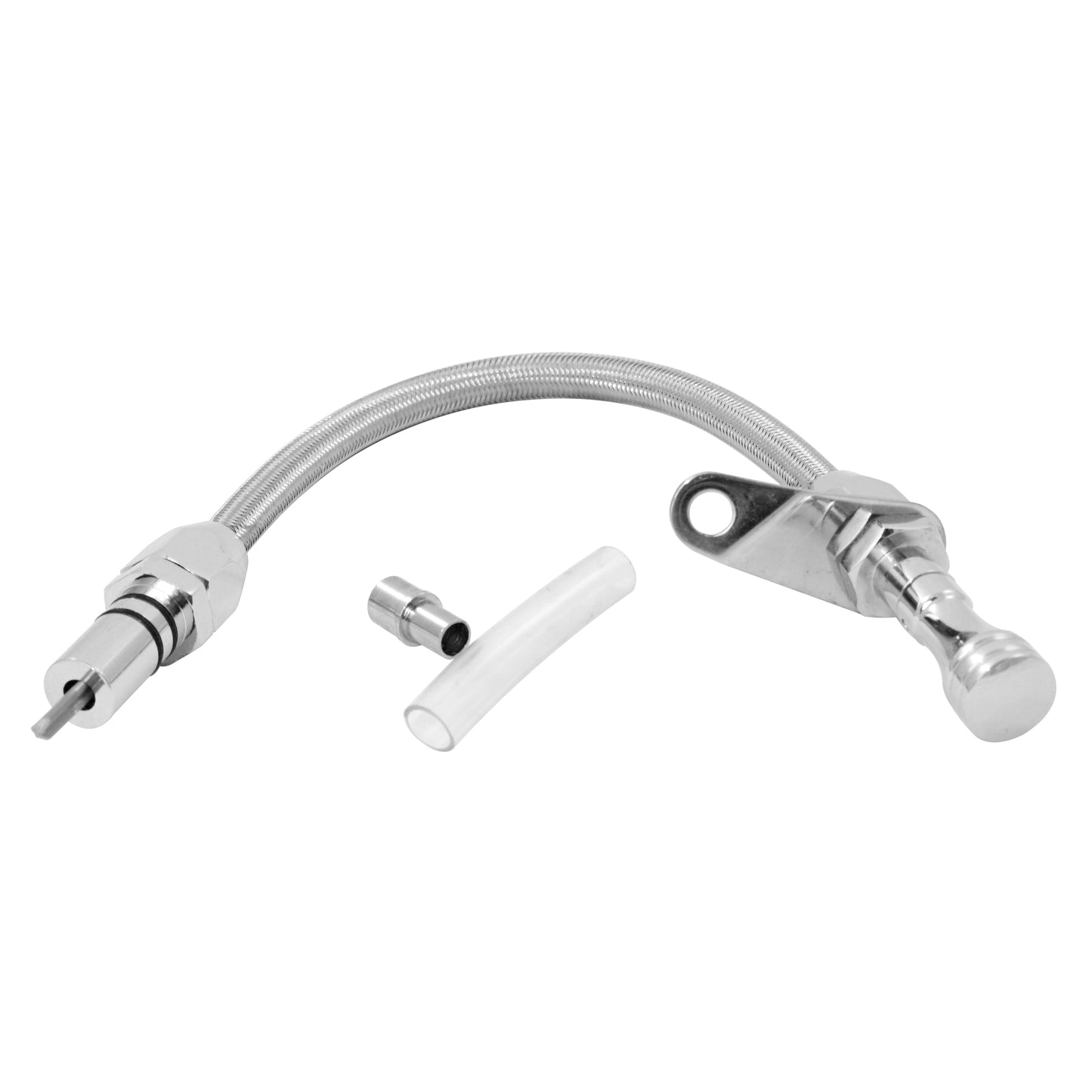 TFI Racing TFI-5006S 5006S Transmission Dipstick + Tube Chevy 700 R4 Bell Housing Mount Flexible