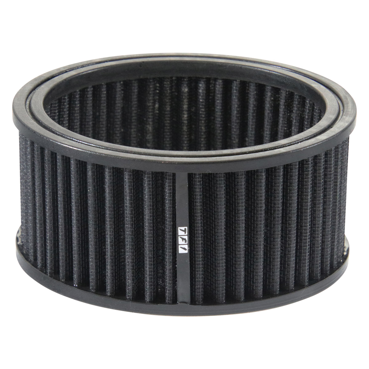 Air Cleaner Filter Element Black 6-3/8"Inch Wide 3"Inch Tall Round Cotton