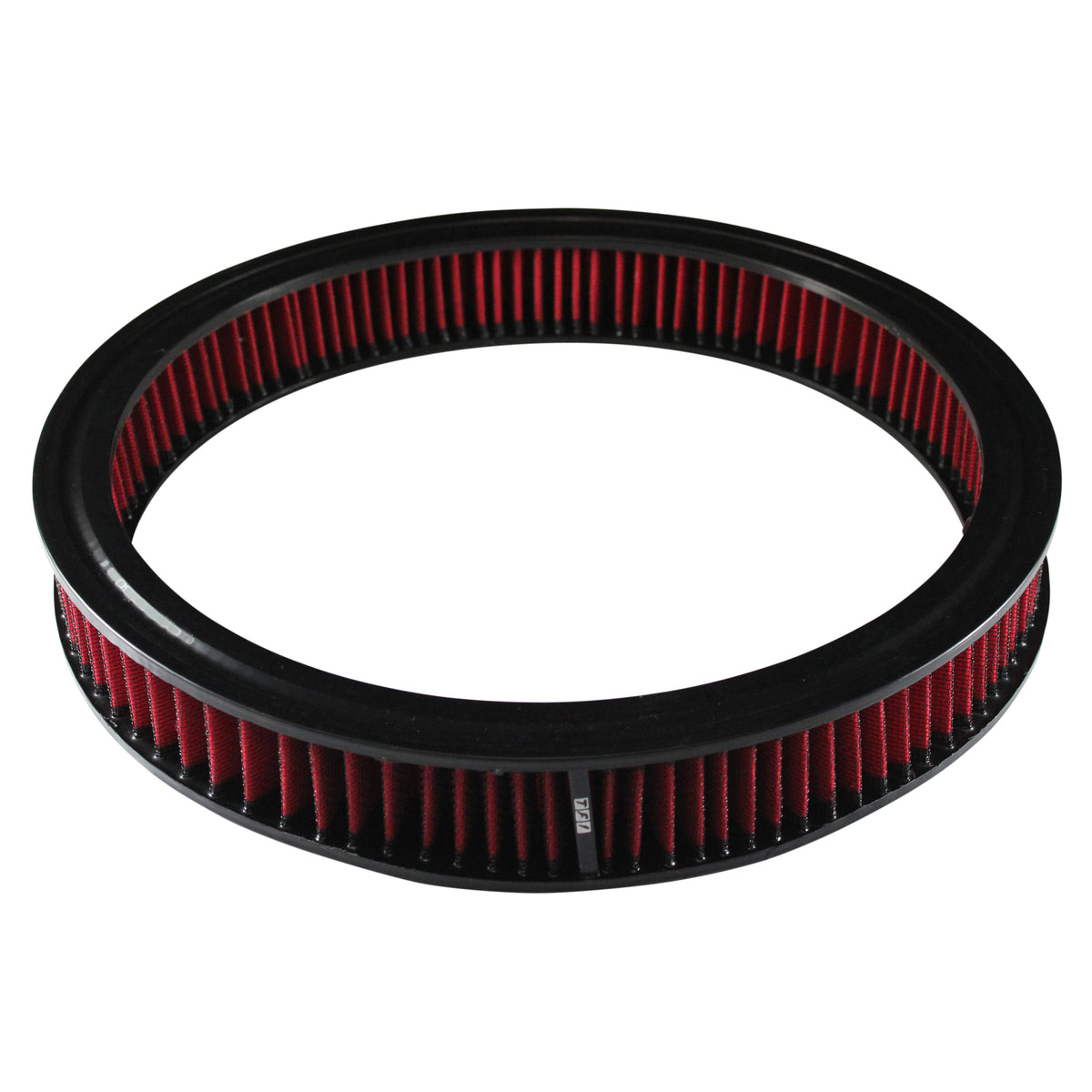 TFI Racing TFI-68-202 Air Cleaner Filter Element Red 14" Wide 2" Tall Round High Performance Cotton