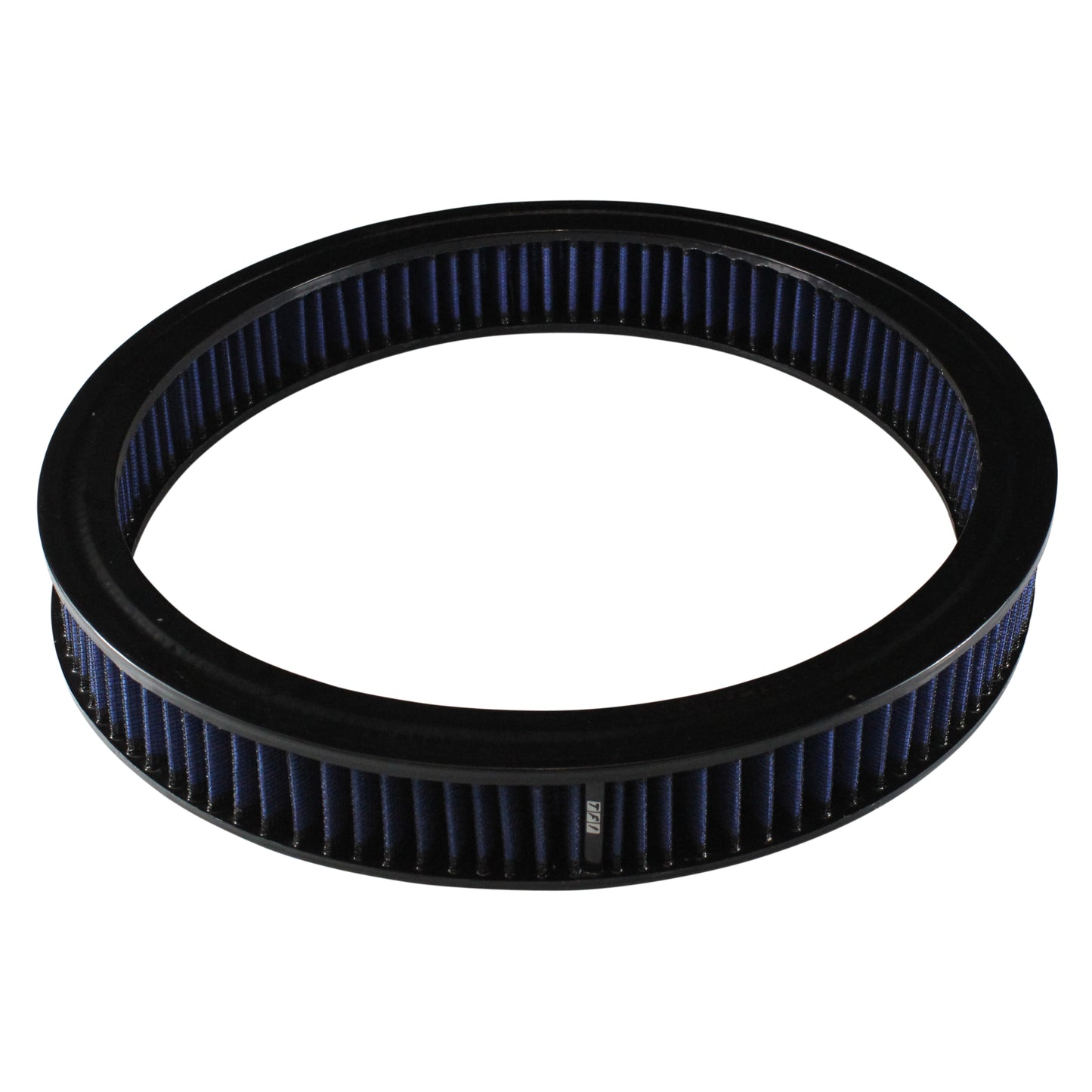 Air Cleaner Filter Element Blue 14" Wide 2" Tall Round High Performance Cotton