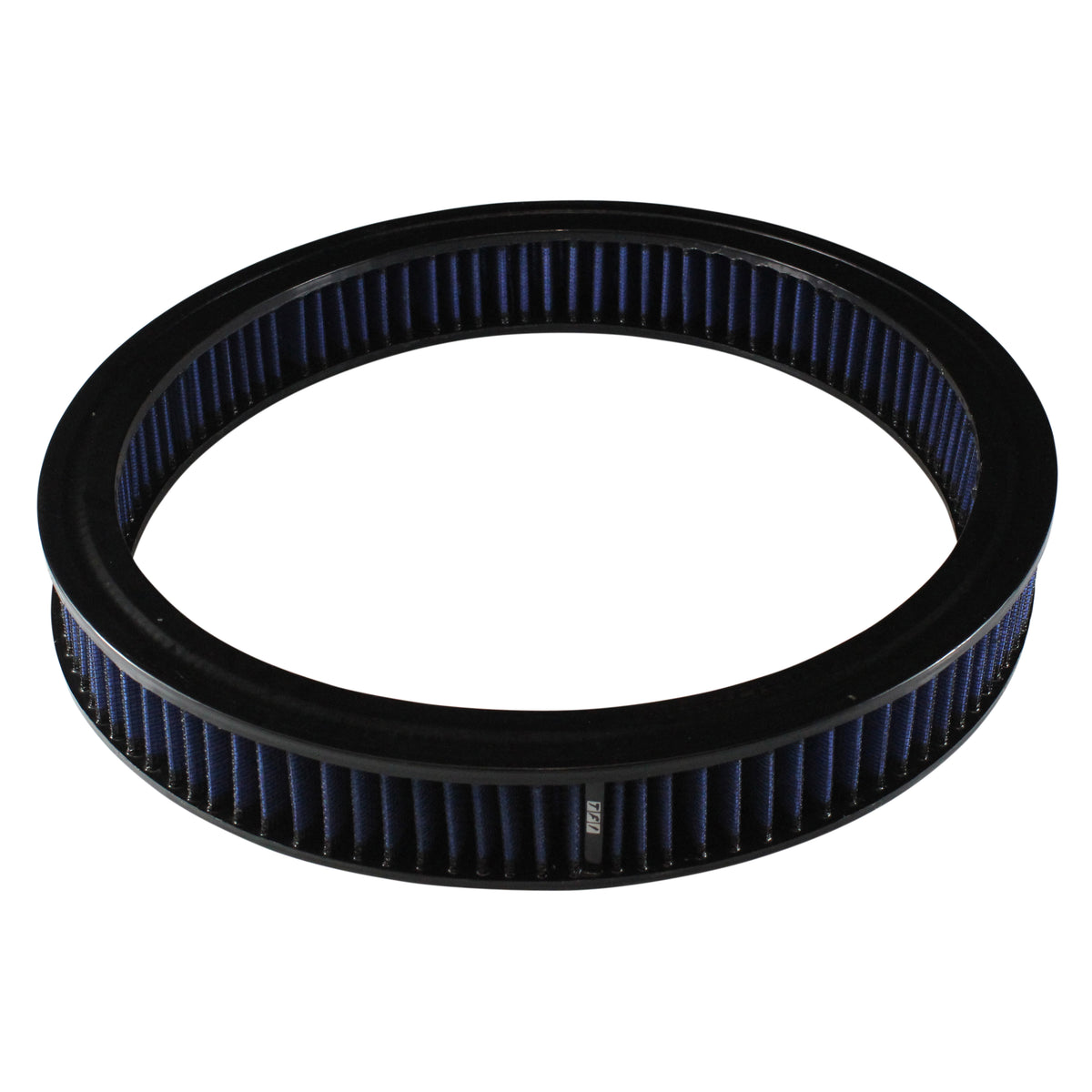 TFI Racing TFI-68-203 Air Cleaner Filter Element Blue 14" Wide 2" Tall Round High Performance Cotton