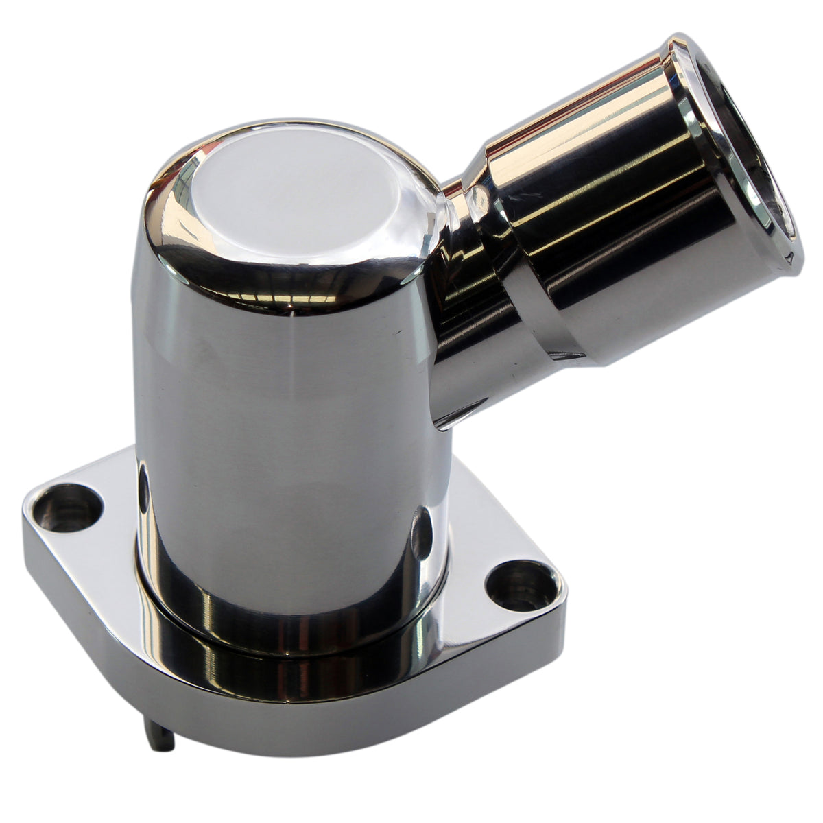 Water Neck Chevrolet LS 1997-03 Polished Alloy 45 Degree Swivel Style