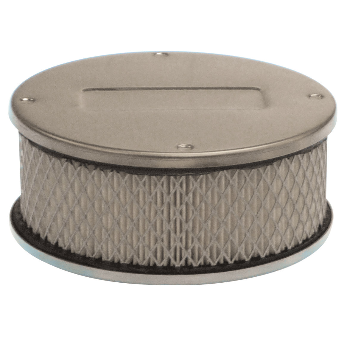Chrome Air Cleaner 5-1/2" Wide x 55mm Tall SU H2 HS2 1-1/4" Paper Element