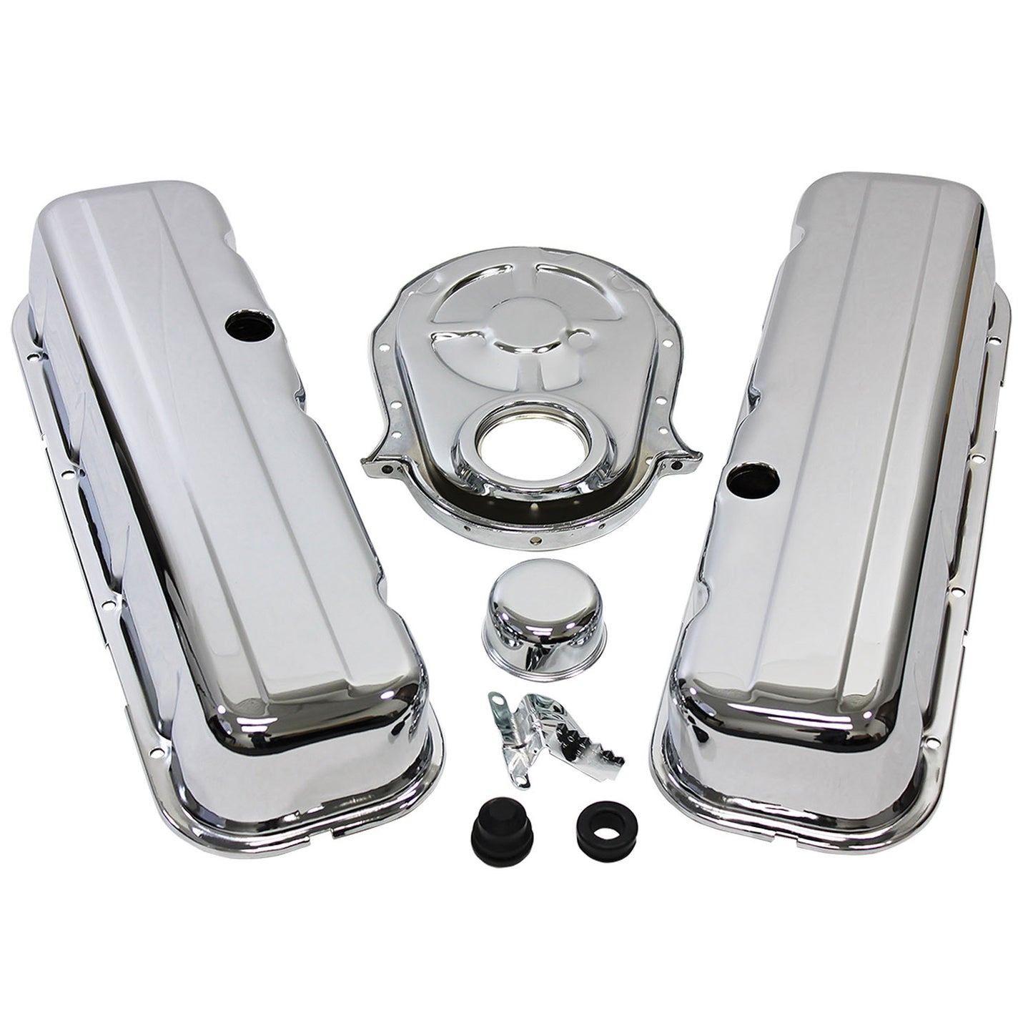 Chevrolet Big Block V8 396-454 Engine Dress Up Kit Chrome Tall Valve Cover