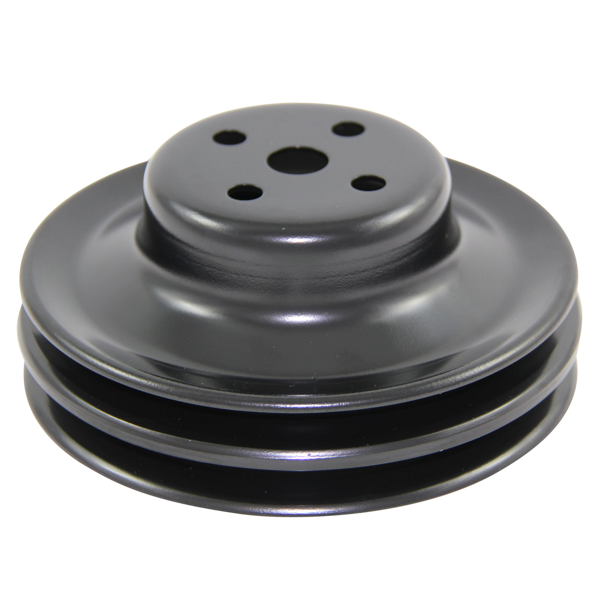 Pulley Water Pump Dual Groove Black Steel Ford Windsor 289 1965-66