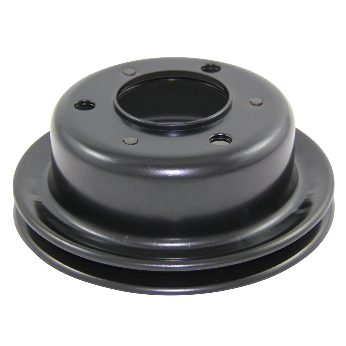 TFI Racing | TFI-69-463 | Pulley Crankshaft Single Groove Black Steel Ford Windsor 289 1965-66