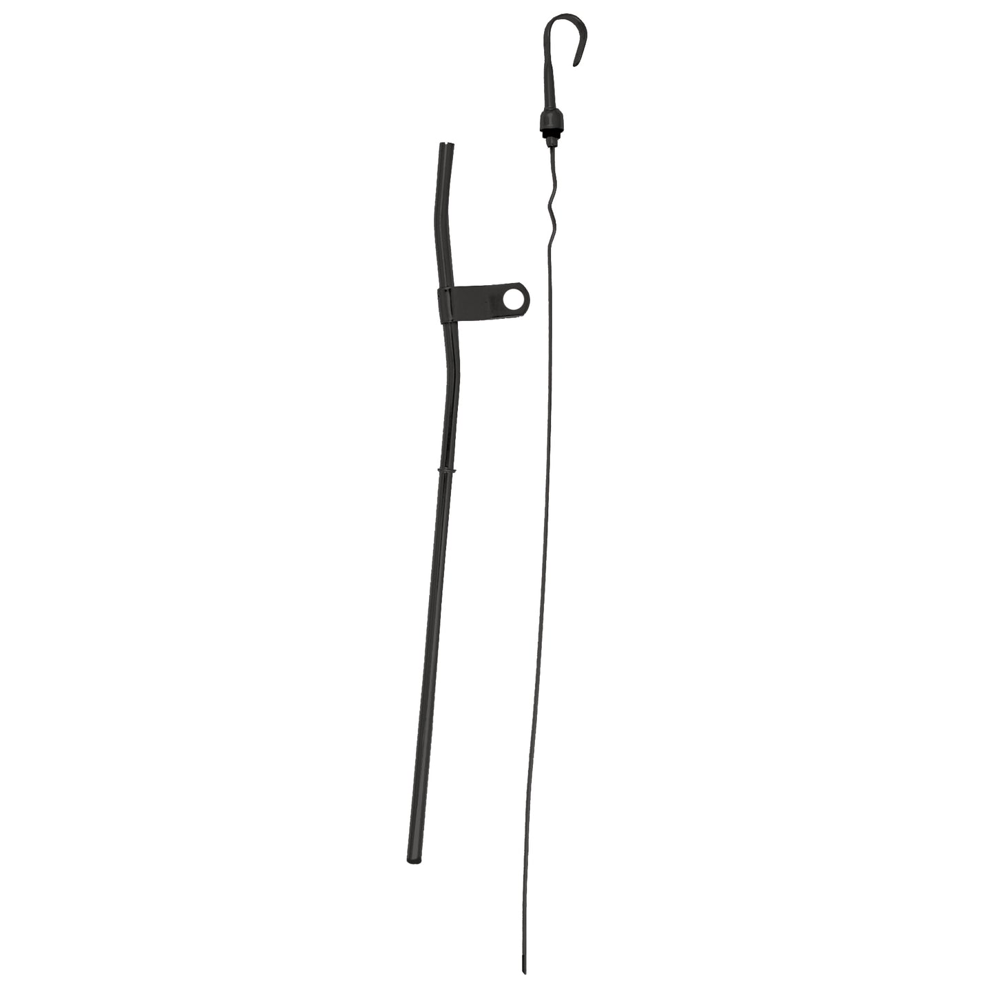 Engine Dipstick Tube Ford V8 Cleveland 302-351-400 Black Plated Finish
