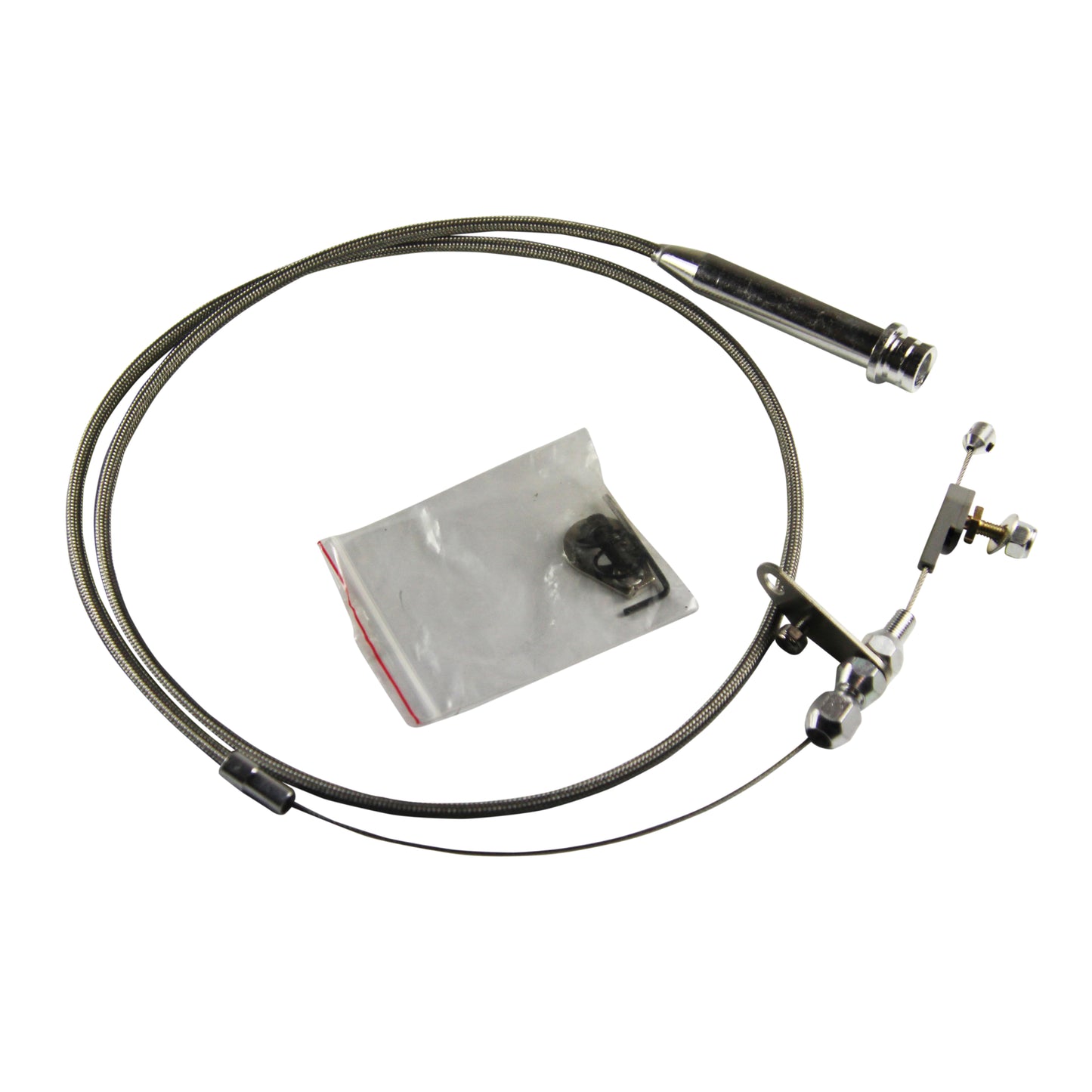 Kickdown Assembly 700-R4 Braided Stainless 24 Inch Long