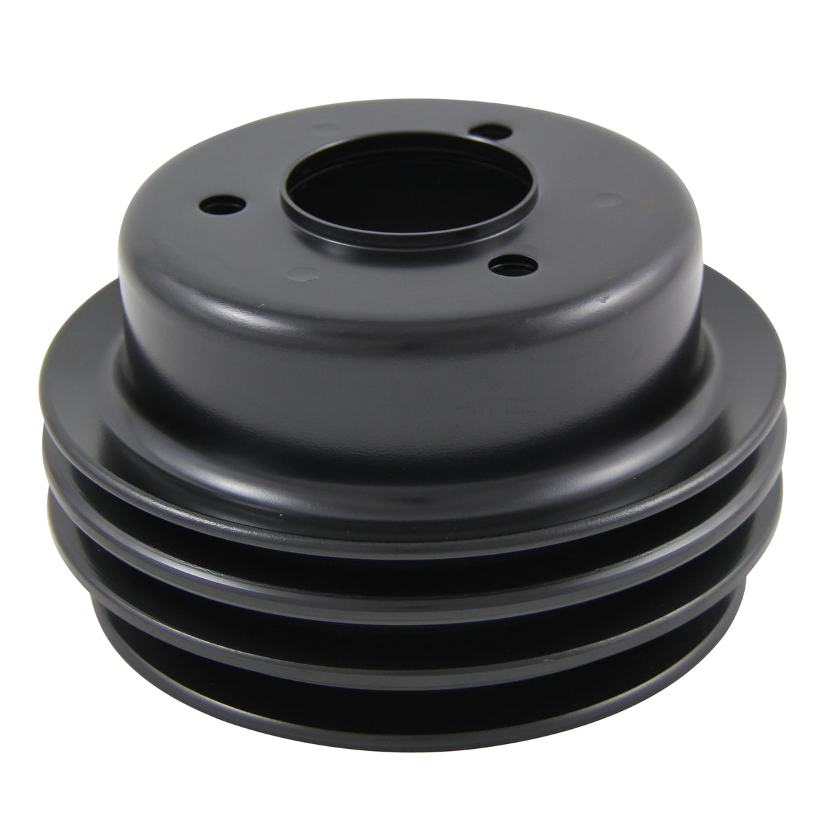 Pulley Crankshaft Triple Groove Black Steel Ford Windsor 289 1965-66