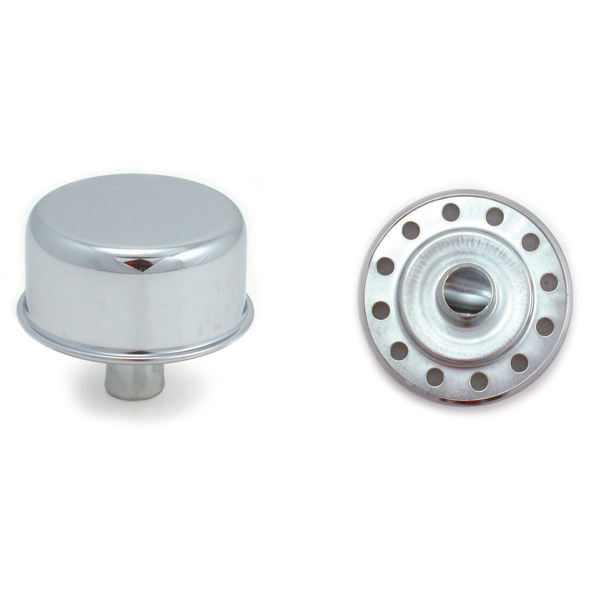 TFI Racing TFI-66-022 Valve Cover Breather Cap Push In 3/4"(19mm) Neck Chromed Steel