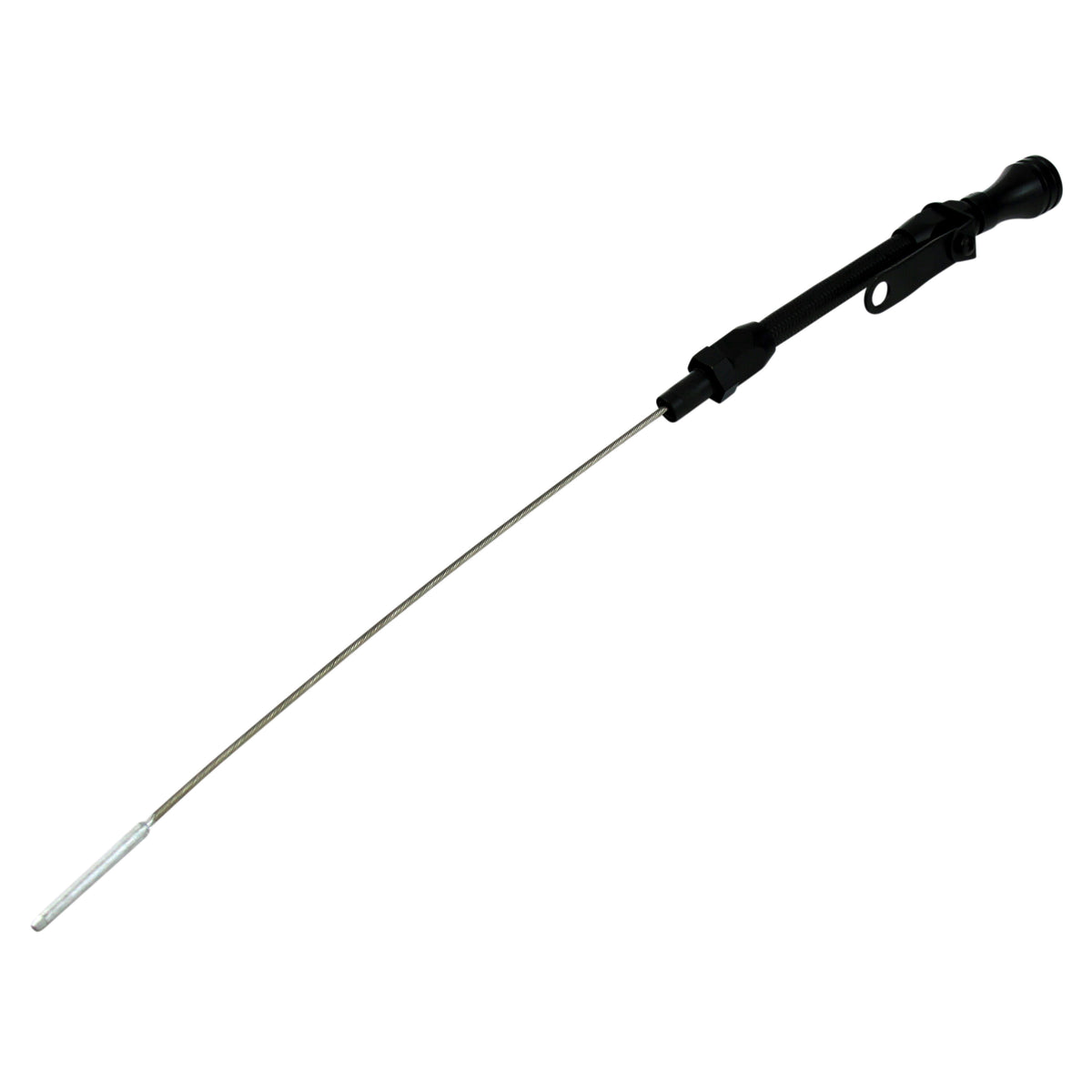 Engine Dipstick Tube Chevrolet V8 Small Block 265-283-327-350-400 Flexible Black