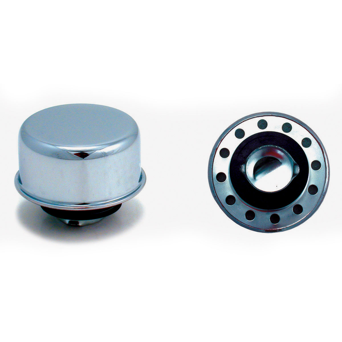 TFI Racing TFI-66-011 66-011 Breather Cap Twist In Chrome