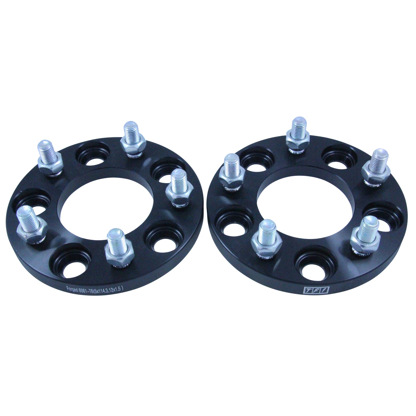 Bolt On Billet Wheel Spacer Kit 15mm Thick Size 5x114.3PCD 12mmx1.5 Stud