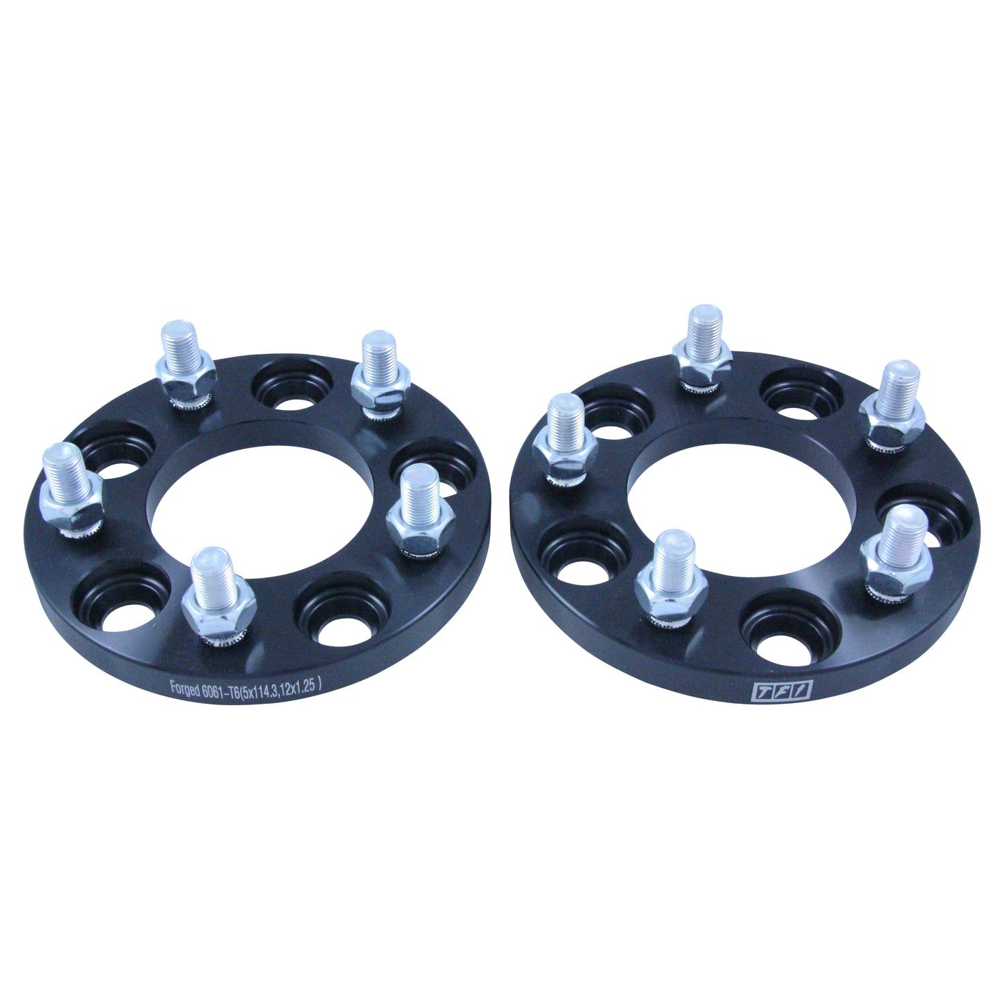 Bolt On Billet Wheel Spacer Kit 15mm Thick Size 5x114.3PCD 12mmx1.25 Stud