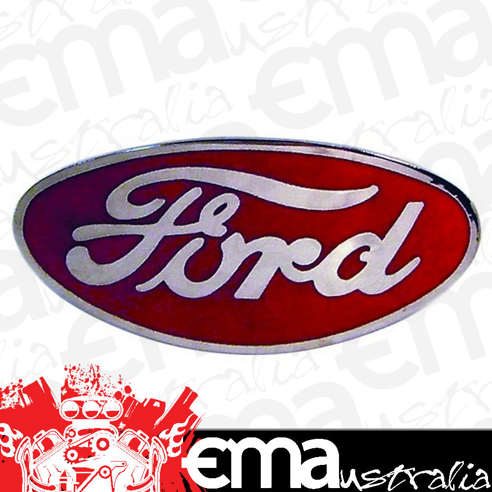 Bob Drake BDB-8212-R Red Porcelain Emblem suit 1932 Ford Car & 1932-35 Ford Pickup